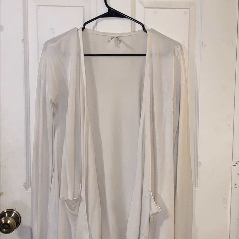 White Cardigan
